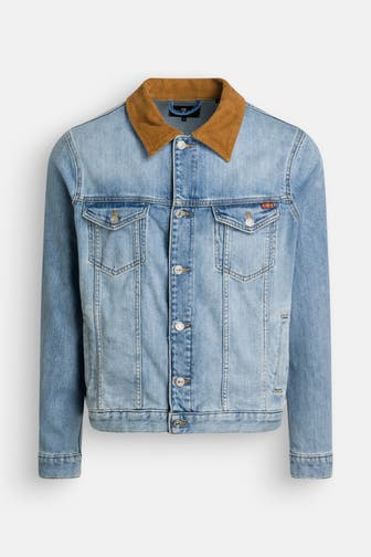 7 FOR ALL MANKIND Jeansjacke 'Perfect Jacket' blau