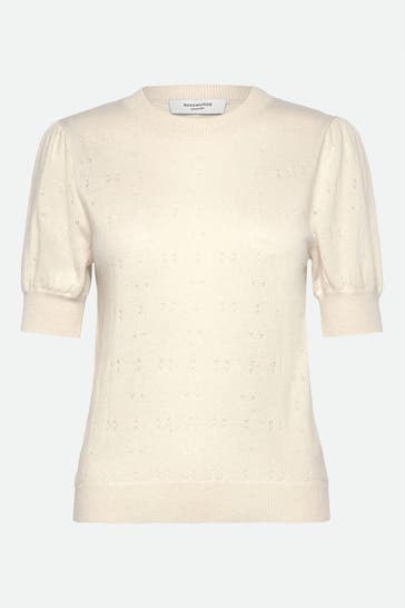 ROSEMUNDE Kaschmirmix-Shirt 'Laica' creme