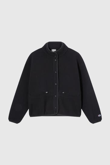 CHAMPION Fleecejacke schwarz