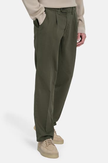 EUREX BY BRAX - Stoffhose 'Luis' dunkelgrün