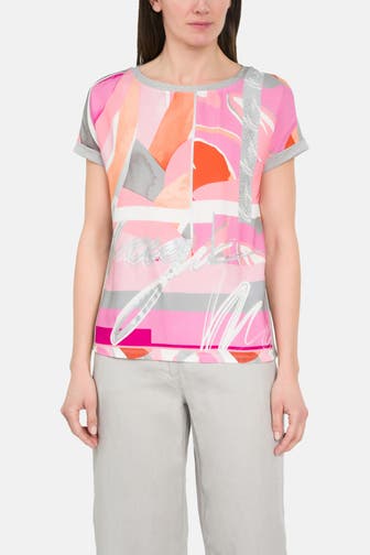 BETTY BARCLAY T-Shirt pink gemustert