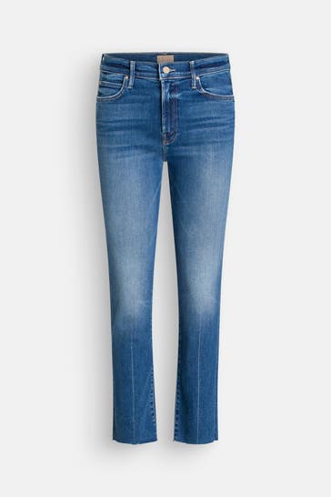 MOTHER Jeans 'The Rascal Ankle Fray' slim