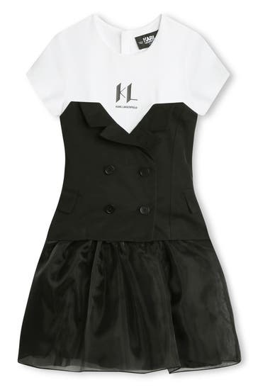 KARL LAGERFELD Kleid zweifarbig