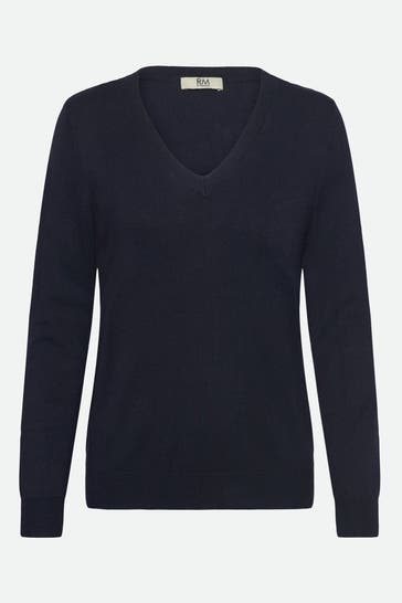 RM BY ROSEMUNDE Strickpullover 'Sandra' navy