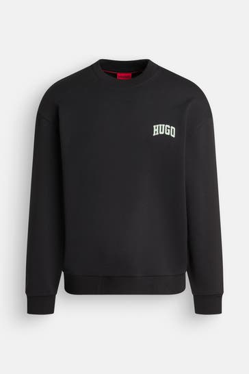 HUGO Sweatshirt schwarz