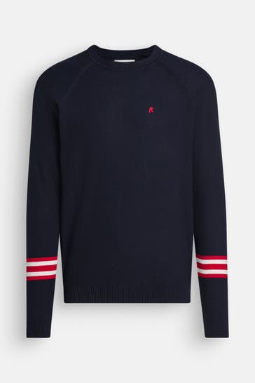 REPLAY Strickpullover dunkelblau