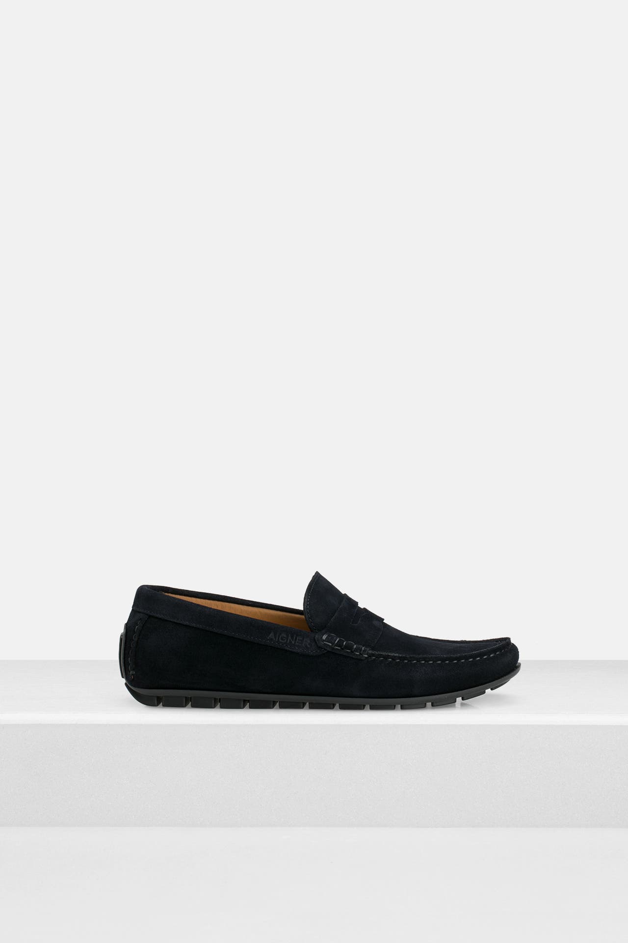 AIGNER Leder-Loafer 'Douglas' dunkelblau, Bild 1