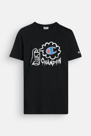 CHAMPION T-Shirt schwarz