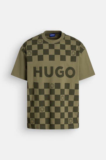 HUGO BLUE T-Shirt 'Nugofriends' oliv