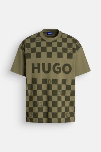 HUGO BLUE T-Shirt 'Nugofriends' oliv