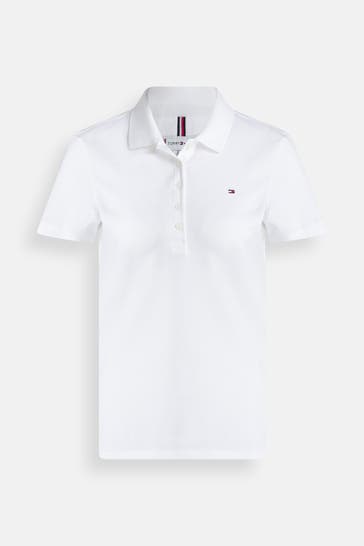 TOMMY HILFIGER Polo-Shirt weiß