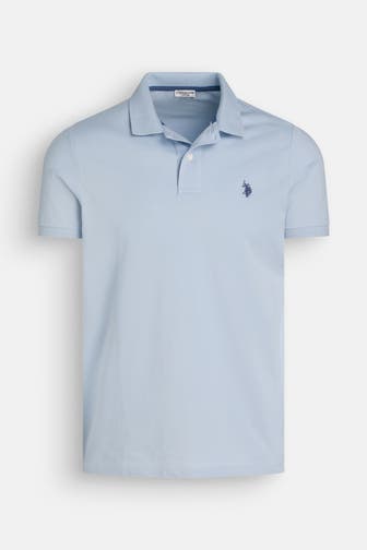 U.S. POLO ASSN. Polo-Shirt hellblau