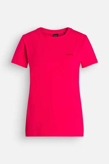 BOSS - T-Shirt 'Esogo' dunkelpink