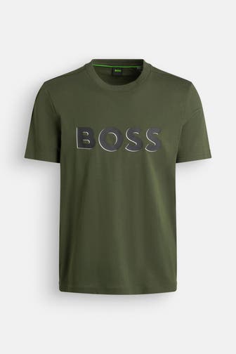 BOSS GREEN T-Shirt 'Teebo' dunkelgrün