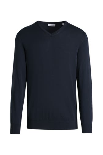 SEIDENSTICKER Strickpullover dunkelblau