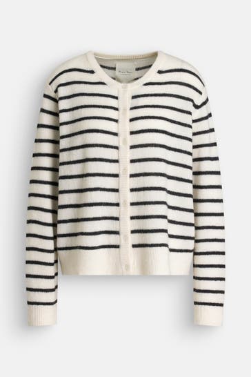 PART TWO Strickjacke gestreift