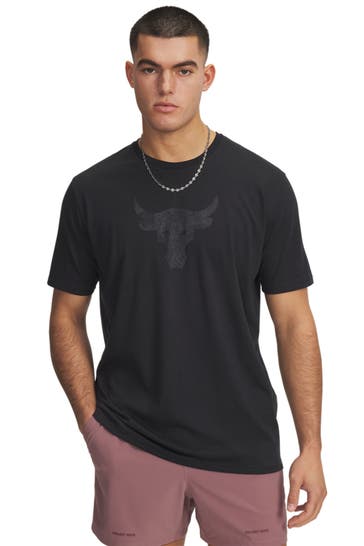 UNDER ARMOUR T-Shirt 'Pjt Rck Brahma' schwarz