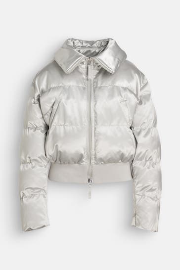 JET SET Steppjacke 'Tamara' silber