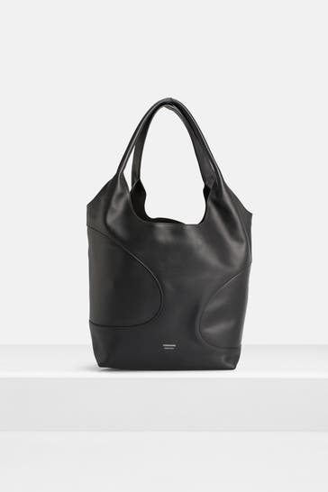 FERRAGAMO Schultertasche schwarz