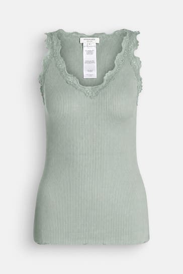 ROSEMUNDE Seidenmix-Top jade