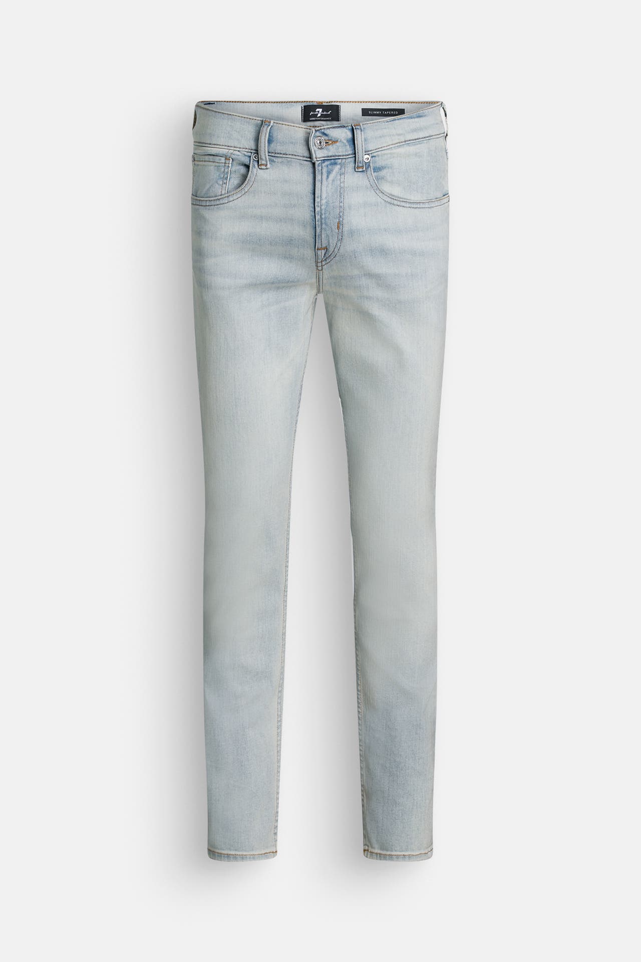 7 FOR ALL MANKIND Jeans hellblau slim, Bild 1