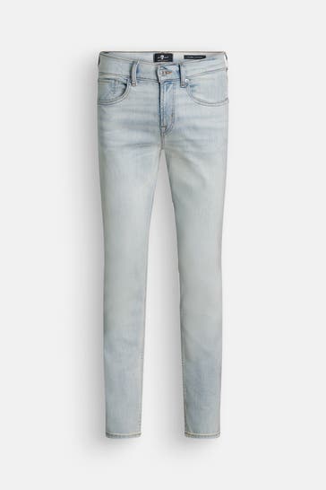 7 FOR ALL MANKIND Jeans hellblau slim