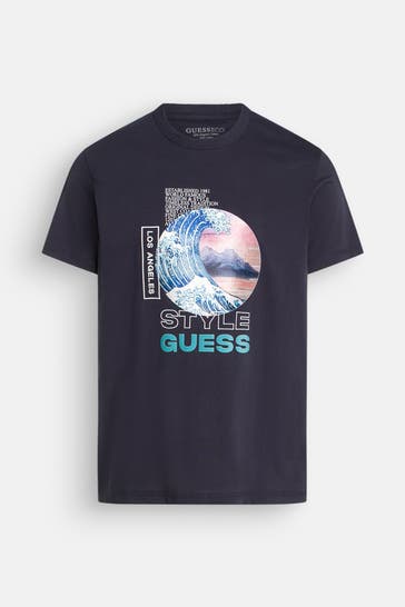 GUESS T-Shirt nachtblau