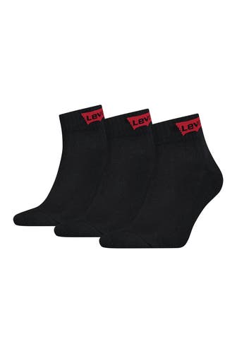 LEVI'S® 3er-Pack Socken schwarz
