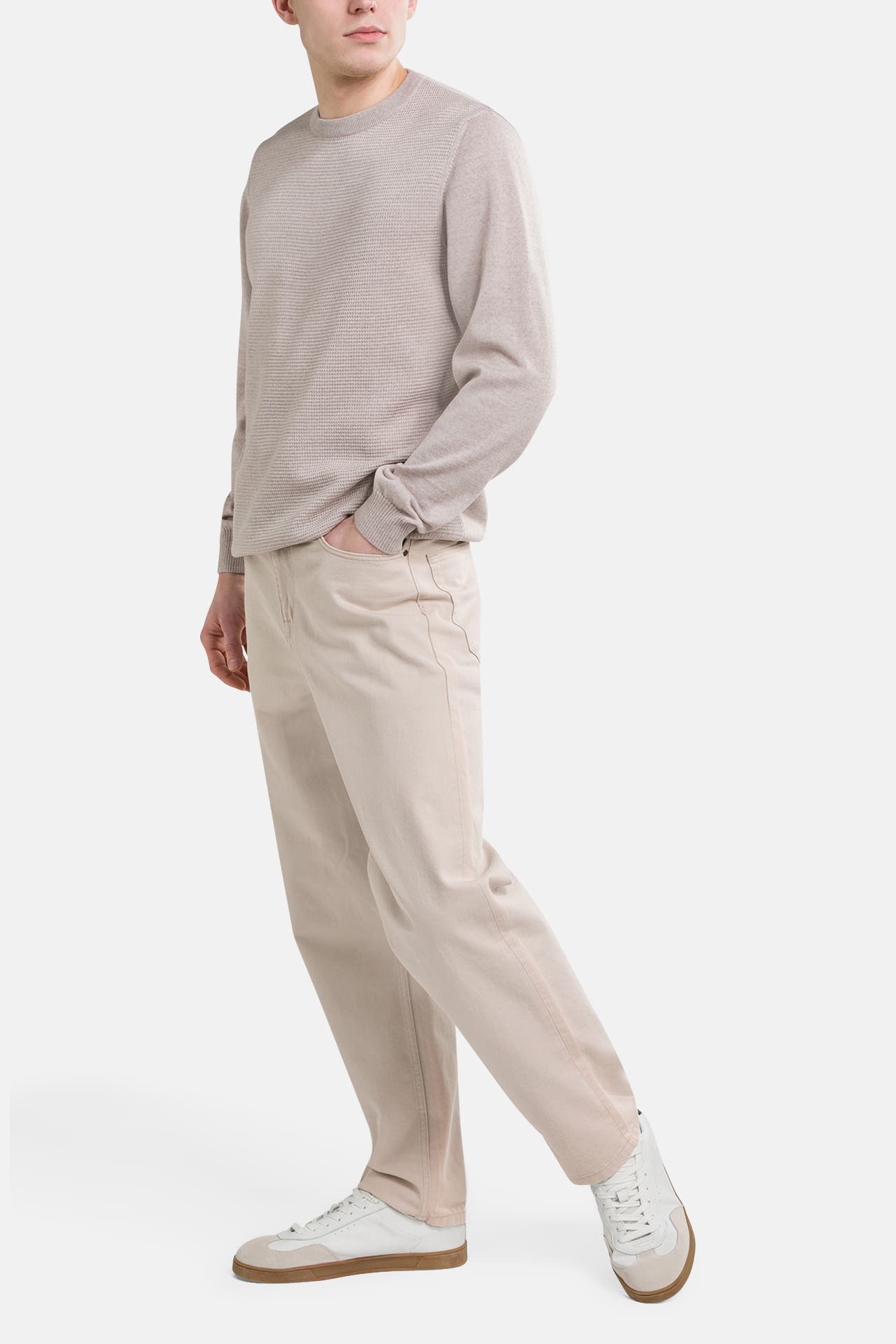 MAERZ MUENCHEN Wollpullover beige, Bild 1