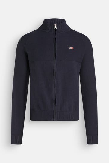 NAPAPIJRI Strickjacke dunkelblau