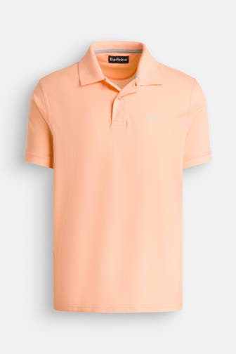 BARBOUR Polo-Shirt neonorange