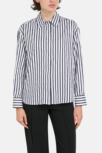 BUGATTI Casual-Bluse gestreift