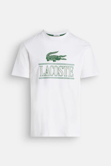 LACOSTE T-Shirt weiß