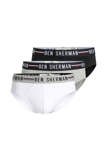 BEN SHERMAN 3er-Pack Slips mehrfarbig