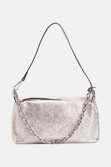 ABRO Schultertasche silber