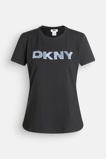 DKNY T-Shirt schwarz