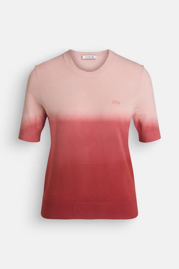 LACOSTE Strickshirt zweifarbig