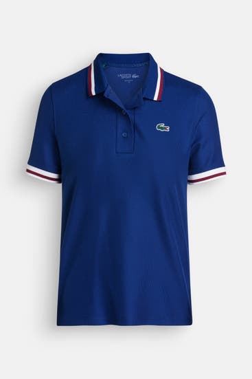 LACOSTE - Polo-Shirt blau