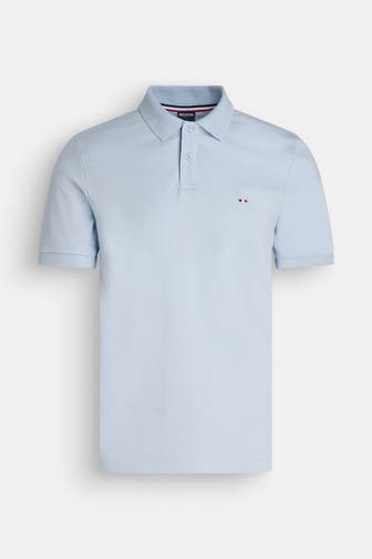 HECHTER Paris Polo-Shirt taubenblau