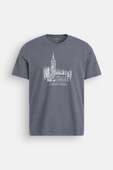 CALVIN KLEIN T-Shirt grau