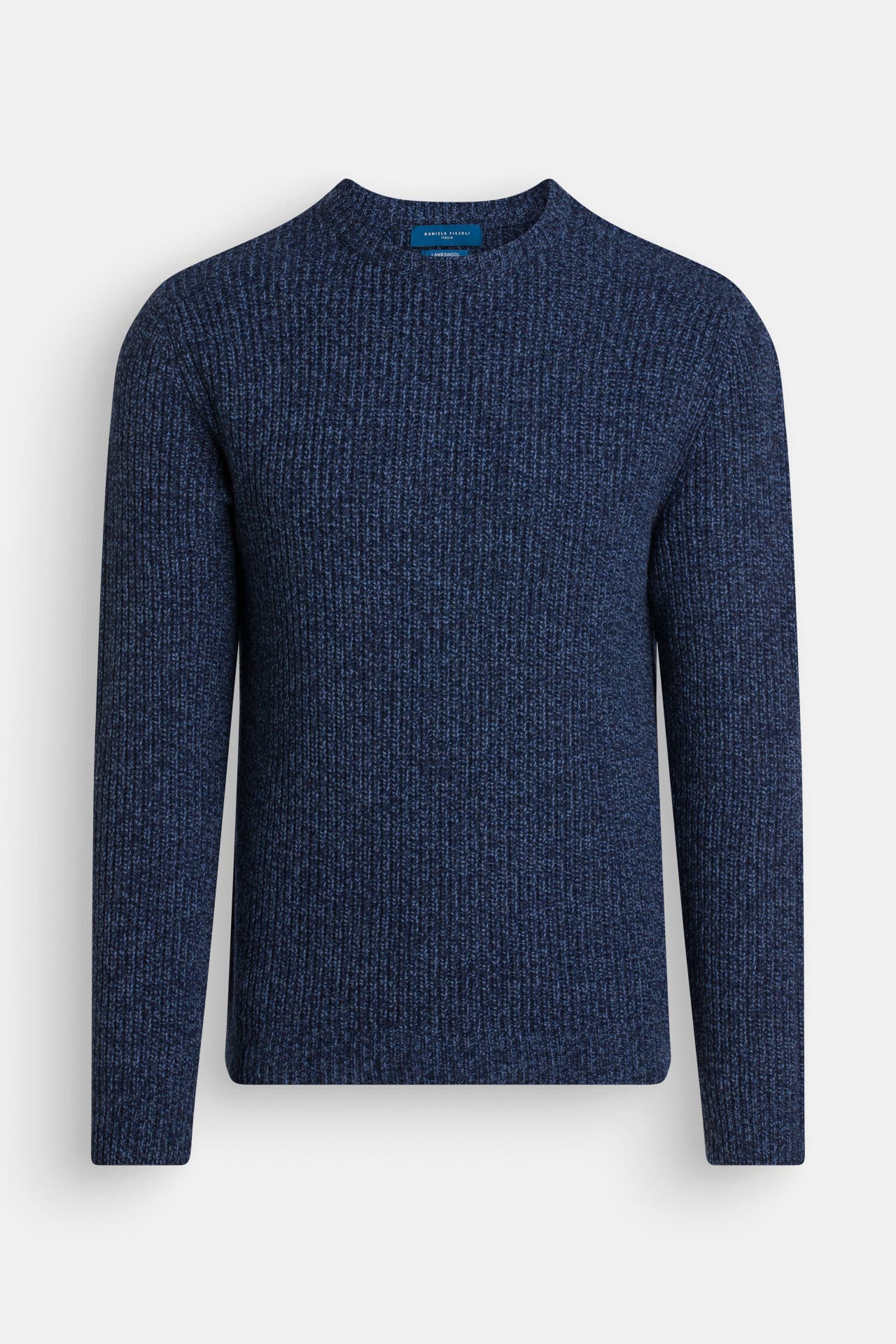 DANIELE FIESOLI Wollmix-Pullover dunkelblau, Bild 1