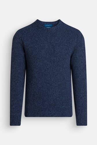DANIELE FIESOLI Wollmix-Pullover dunkelblau