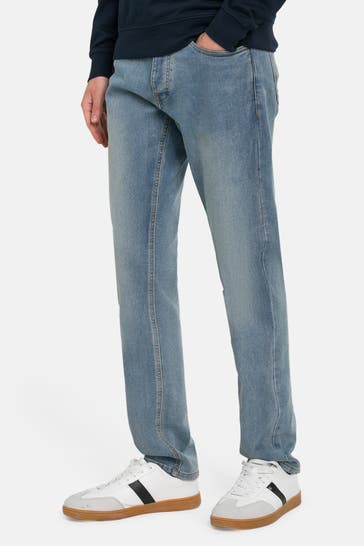 U.S. POLO ASSN. Jeans blau straight