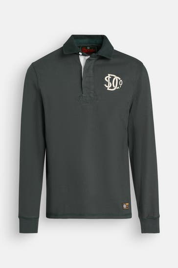 SUPERDRY Polo-Shirt tannegrün