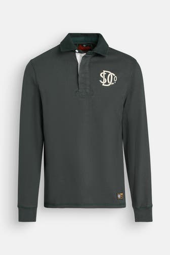 SUPERDRY Polo-Shirt tannegrün