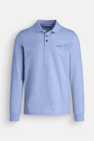 NEW ZEALAND AUCKLAND Longsleeve taubenblau meliert