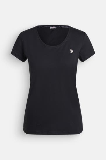 U.S. POLO ASSN. T-Shirt 'Cry' schwarz