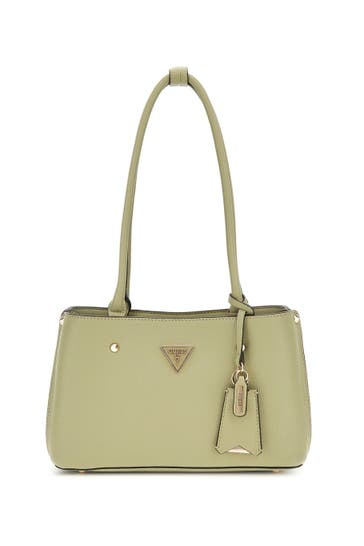 GUESS Schultertasche 'Meridian' lindgrün