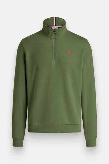 U.S. POLO ASSN. Sweat-Troyer waldgrün