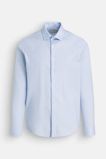 CALVIN KLEIN Casual-Hemd blau Slim Fit